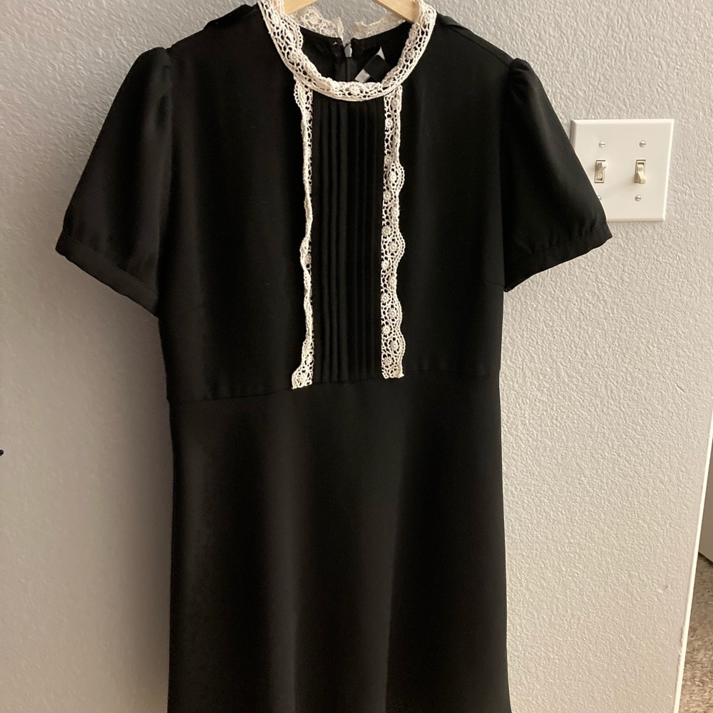 A black dress